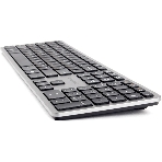 Клавиатура беспроводная Gembird KBW-3, USB, серебристый/черный, фото2