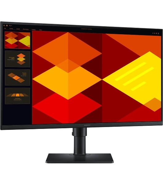 Монитор 27' Samsung Essential S4 LS27D400GAIXCI IPS 1920x1080, 100 Гц, 5 мс, 16:9, 250 кд/м², 2xHDMI, DP, 2xUSB-A 2.0, 1x3.5 мм, черный