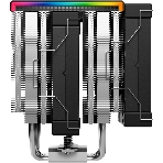 Кулер для процессора DEEPCOOL AK620 DIGITAL SE LGA20XX/1700/1200/115X/AM5/AM4 (9шт/кор, TDP 260W, PWM, DUAL Fan 120мм, 6 тепл. трубок, ARGb, черный) RET (R-AK620-BKADMN-GJD), фото7