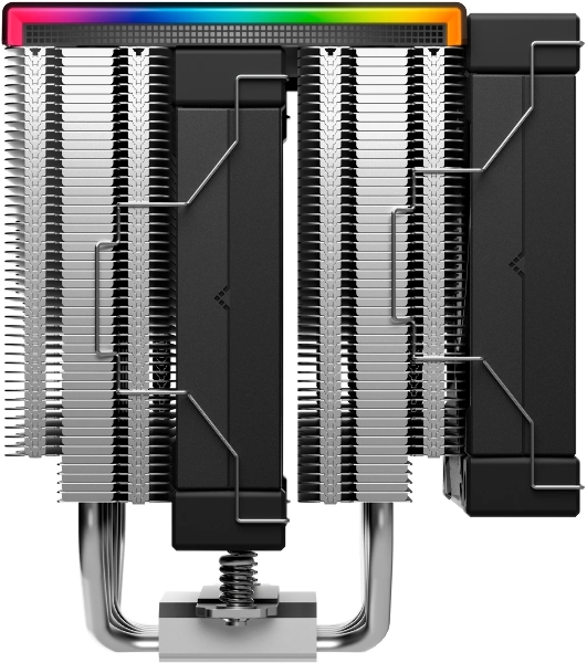 Кулер для процессора DEEPCOOL AK620 DIGITAL SE LGA20XX/1700/1200/115X/AM5/AM4 (9шт/кор, TDP 260W, PWM, DUAL Fan 120мм, 6 тепл. трубок, ARGb, черный) RET (R-AK620-BKADMN-GJD)