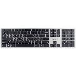 Клавиатура беспроводная Gembird KBW-3, USB, серебристый/черный, фото 1