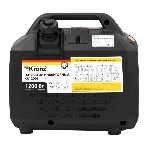 Генератор инверторный Kranz KR1200I, 1,2кВт, 230В, 2л, закрытый корпус, ручной старт, фото3
