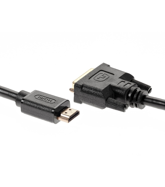 Кабель HDMI to DVI-D (19M -25M) 2м, TV-COM LCG135E-2M