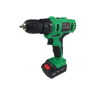 Дрель-шуруповерт Zitrek Greenpower 12-Li, 12 В, 1,5 Ач, 32 Нм, щеточный