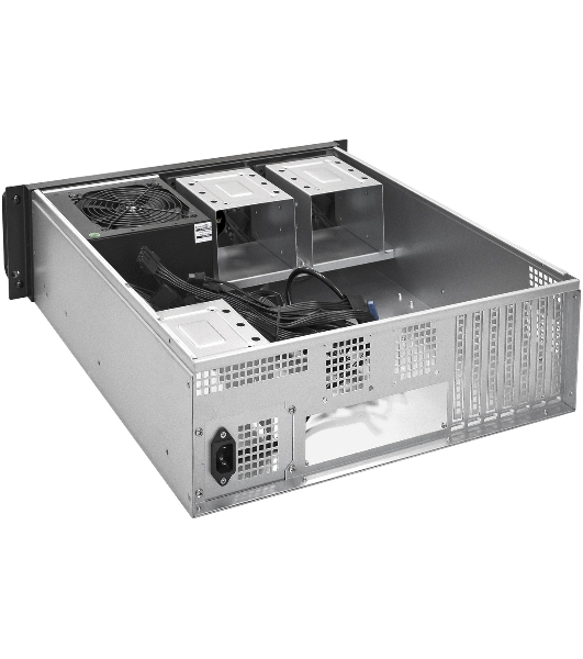 Серверный корпус ExeGate EX293907RUS Pro 3U450-09 (RM 19', высота 3U, глубина 450, БП 500RADS, USB)