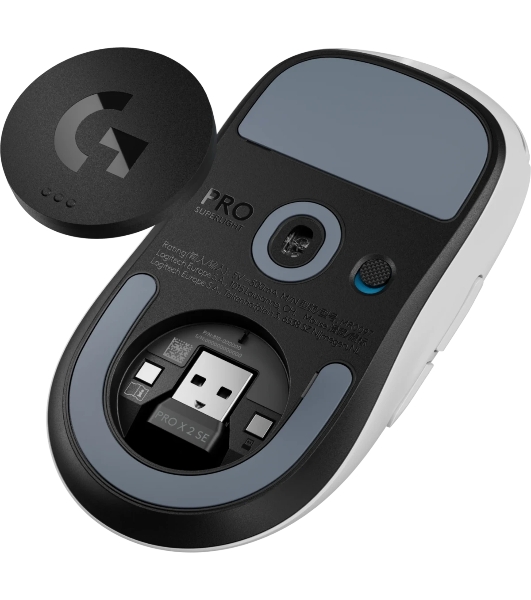 Мышь беспроводная Logitech Mouse PRO X SUPERLIGHT 2 SE, белый