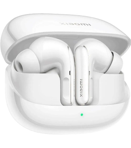 Наушники TWS Xiaomi Buds 5 Pro белый, внутриканальные, Bluetooth, активное шумоподавление, до 8 ч