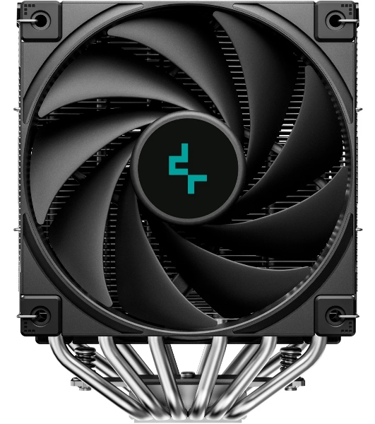 Кулер для процессора DEEPCOOL AK620 DIGITAL SE LGA20XX/1700/1200/115X/AM5/AM4 (9шт/кор, TDP 260W, PWM, DUAL Fan 120мм, 6 тепл. трубок, ARGb, черный) RET (R-AK620-BKADMN-GJD)
