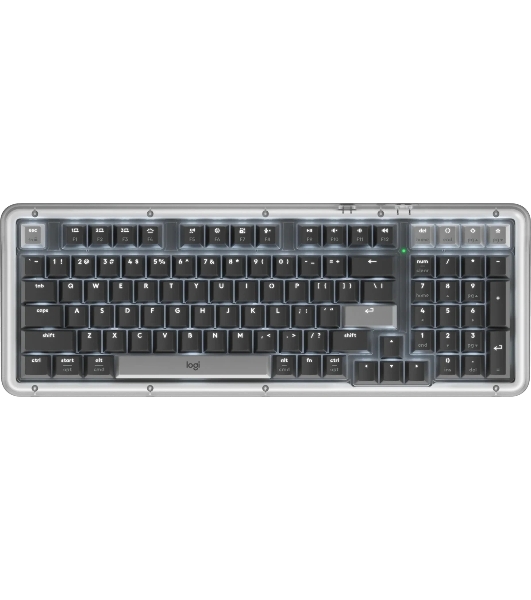 Клавиатура Logitech Alto Keys K98M беспроводная, Bluetooth, радиоканал, серый
