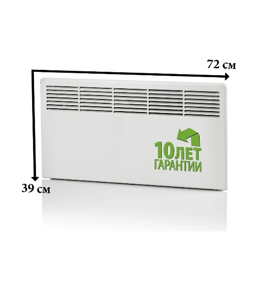 Конвектор электрический Ensto FinnHeat EPHBM07PR белый, 750 Вт, 12 м2, термостат