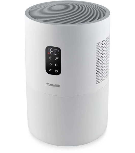 Мойка воздуха Starwind SAW5531 белый, 40 м², 4.5 л, фильтрация, ароматизация, гигростат