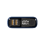 Портативный аккумулятор OLMIO QS-10, 10000mAh, 22.5W, QuickCharge3.0/PowerDelivery, LCD, темно-синий, фото3