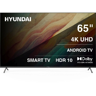 Телевизор Hyundai 65' H-LED65BU7009 черный LED UHD 60Hz Smart TV