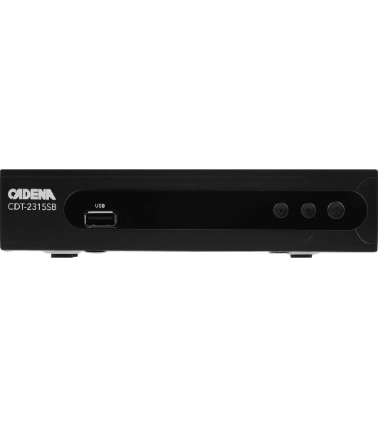 Приставка для цифрового ТВ Cadena CDT-2315SB черный, DVB-T2, DVB-T, HDMI, USB 2.0