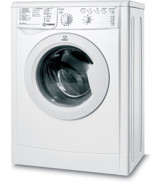 Стиральная машина Indesit IWSB 5085 CIS белый, загрузка фронтальная 5 кг, 800 об/мин., класс: А
