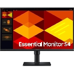 Монитор 27' Samsung Essential S4 LS27D400GAIXCI IPS 1920x1080, 100 Гц, 5 мс, 16:9, 250 кд/м², 2xHDMI, DP, 2xUSB-A 2.0, 1x3.5 мм, черный, фото 1