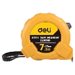 Рулетка Deli DL9075B 7,5мx25мм Метрическая. Корпус ударопрочный., фото 1