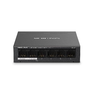 Коммутатор настольный Mercusys MS106LP с 6 портами 10/100 Мбит/с (4 порта PoE+)