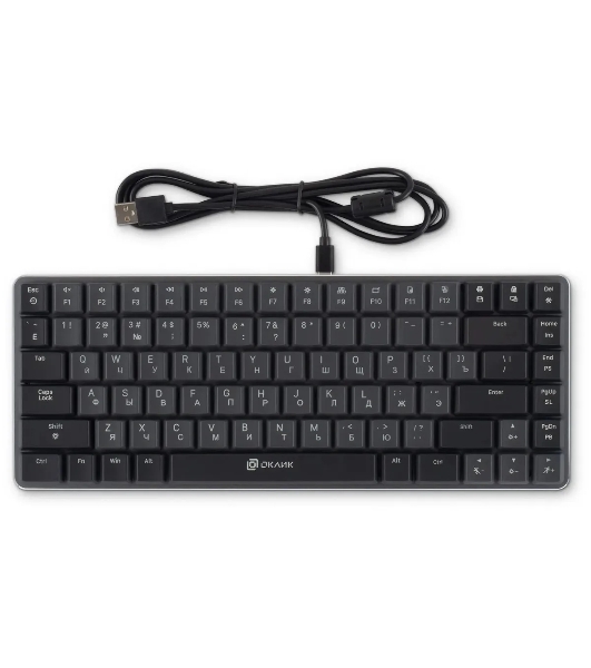 Клавиатура Oklick K615X проводная, USB Type-A, чёрный