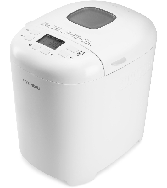 Хлебопечка Hyundai HYBM-M0714 белый, 550 Вт, 0.9 кг, 15 программ