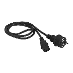 Шнур питания Lanmaster LAN-PP13/SH-10-BK C13-Schuko проводник.:3x0.75мм2 10м 250В 10А черный, фото 1