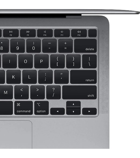 Ноутбук Apple MacBook Air 13 13.5' 2560x1600/RAM 8Gb/SSD 256Gb/ENGRUS/macOS Space Gray 1.29 кг грав