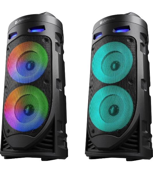 Портативная колонка Defender 16W черный CRASHBOOM