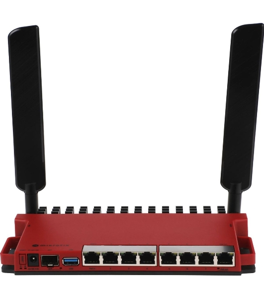 Роутер беспроводной MikroTik L009UiGS-2HaxD-IN AX600 10/100/1000BASE-TX, 2.4Ггц, 8*1Gbit, 1*SFP 2.5Gbit