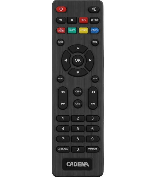 Приставка для цифрового ТВ Cadena CDT-2315SB черный, DVB-T2, DVB-T, HDMI, USB 2.0
