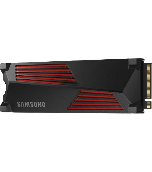 Накопитель SSD Samsung 990 PRO, 2000Gb, PCIe 4.0 x4, M.2 2280, NVMe, R/W 7450/6900, с радиатором