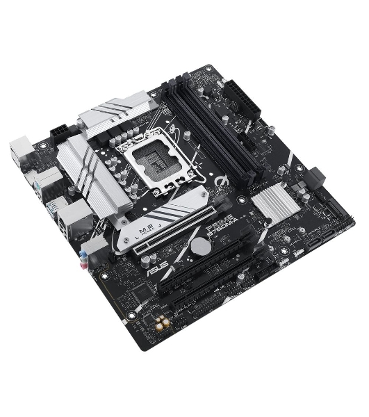 Материнская плата ASUS PRIME B760M-A-CSM, Socket LGA 1700, Intel B760, 4xDDR5, 4xSATA, 2xM.2, 1xPCIe 4.0 x16, 1xPCIe 4.0 x4, 2xHDMI, 1xDP, 1x 2.5Gb LAN, 2xUSB-A 3.1, 4xUSB-A 2.0, 3x3.5 мм, 7.1, mATX