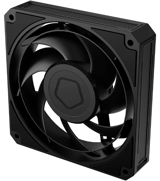 Вентилятор корпусной ID-Cooling AT-120-K, 120 мм, 3000 об/мин, 36.5 дБ, 4-pin PWM, без подсветки