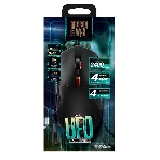 Мышь проводная Qumo UFO M77 черный, 2400 dpi, USB, кнопки - 6, фото2