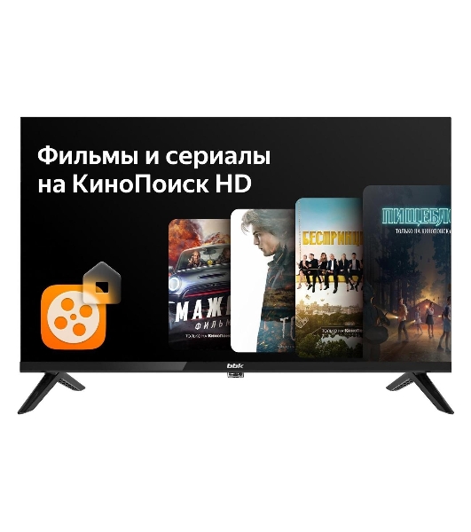 Телевизор BBK 24' 24LEX-7218/TS2C черный LED HD Яндекс ТВ