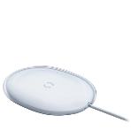 Беспроводное зарядное устройство Baseus WXGD-02 Jelly wireless charger 15W белый, фото2