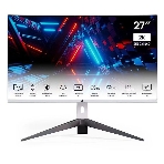 Монитор 27' ABR MC27GQC-i2 VA 2560x1440, 165 Гц, 1 мс, 16:9, 300 кд/м², 2xHDMI, 2xDP 1.4, HDR, изогнутый экран (1500R), VESA 100x100, белый, фото 1