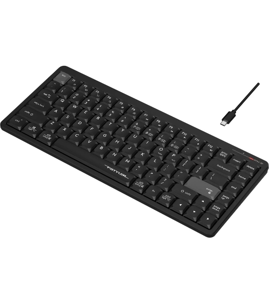 Клавиатура A4Tech FBX53C беспроводная, Bluetooth, радиоканал, черный