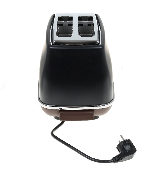 Тостер DeLonghi CTOV2103.BK черный, 900 Вт, 2 слота