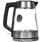 Электрочайник Candy CK-302 серебристый, 1.8 л, 2200 Вт, скрытый нагревательный элемент, фото4