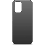 Чехол (клип-кейс) BORASCO Silicone Case, для Xiaomi Redmi 10, черный (матовый), фото 1