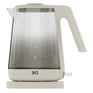 Электрочайник BQ KT1000G теплый серый, 1.7 л, 2200 Вт, скрытый нагревательный элемент