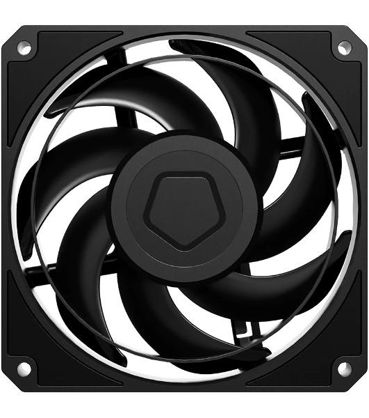 Вентилятор корпусной ID-Cooling AT-120-K, 120 мм, 3000 об/мин, 36.5 дБ, 4-pin PWM, без подсветки
