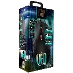 Мышь проводная Qumo UFO M77 черный, 2400 dpi, USB, кнопки - 6, фото3