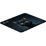 Коврик для мыши Cactus черный Cat 250x200x3мм (CS-MPC-D09S), фото2
