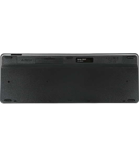 Клавиатура беспроводная A4Tech Fstyler FBK25, USB, Bluetooth/Радиоканал, черный/серый