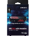 Накопитель SSD Samsung 990 PRO, 2000Gb, PCIe 4.0 x4, M.2 2280, NVMe, R/W 7450/6900, с радиатором, фото5