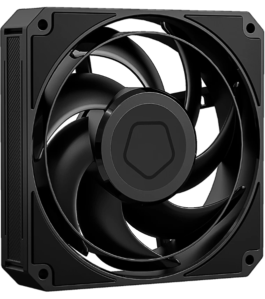 Вентилятор корпусной ID-Cooling AT-120-K, 120 мм, 3000 об/мин, 36.5 дБ, 4-pin PWM, без подсветки