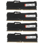 Оперативная память Kingston Fury Beast, DDR5, 128Gb (4x32Gb), 5600MHz, CL40, DIMM, радиатор, RGB, черный, фото4