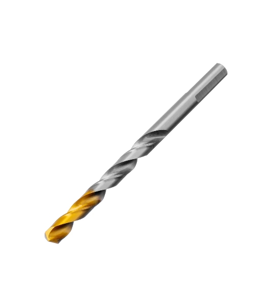 Сверло спиральное по металлу Denzel 7,0 x 109мм, Р6М5, Golden Tip
