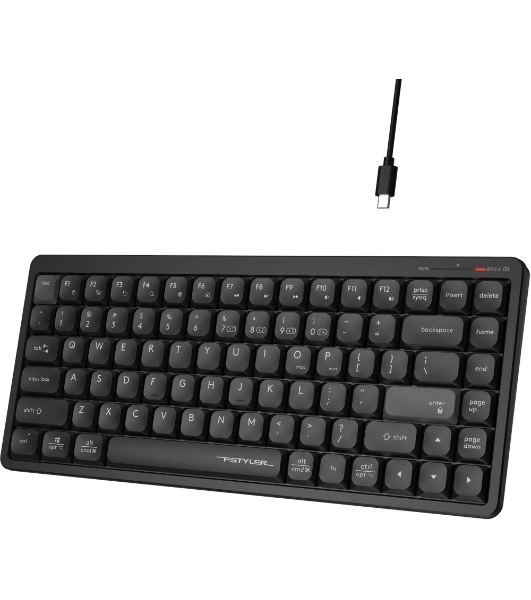 Клавиатура A4Tech FBX53C беспроводная, Bluetooth, радиоканал, черный